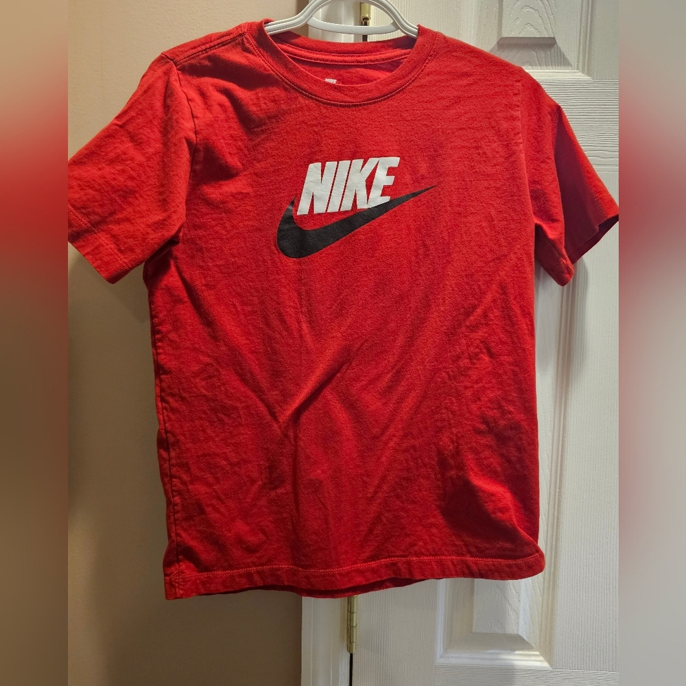 Nike Bold Red Tee with Black Logo